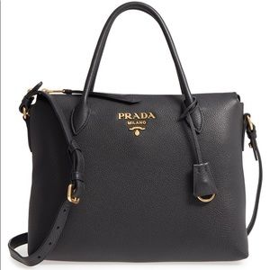 Prada Daino Leather Shoulder Bag
